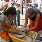 Potter's wheel lesson